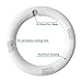 T9 LED Circline Light Bulb, 8 Inch 1600LM LED Circular Light, 13W Clear Cover 2700K Warm White Replacement for FC8T9 22-Watt Fluorescent Circular Bulb(FC8T9), Ballast Bypass Required