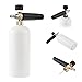 LemonBest Professional Car Washing Foam Cannon Lance High Pressure Adjustable Snow Foamer Car Wash Gun with Heavy Duty Bottle 34 oz