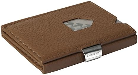 EXENTRI WALLET w/RFID - Brown Structure