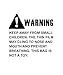 Shop4Mailers Warning Suffocation Labels, Keep Away from Small Children, for Shipping and Packing, 2
