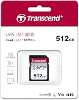 Transcend 512GB SDXC U3 V30 Memory Card 100MB/s for Digital Cameras view 2