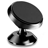 Magnetic Phone Car Mount Holder, MartsWOW Universal 360°Rotation Car Phone Dashboard Mount, Cell Phone Car Cradle for iPhone 8 / 8Plus / X, Samsung Galaxy S8 / Note 8 and Other Devices (Black)