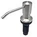 Ultimate KitchenTM - Best Stainless Steel Sink Soap Dispenser (Brushed Nickel) - Large Capacity 17 OZ Bottle - Easy Installation - Well Built and Sturdy - 5 Yr Replacement Warranty
