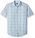 Van Heusen Men's Big and Tall Printed Slub Short Sleeve Shirt