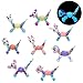 HongG Magical Pets Bracelets - Make a Bracelet or Twist into a Pet - Colorful Magical Pets - Surprise Collectible Bracelet Set for Kids Girls (H09-8PCS)