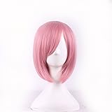 MOCOO High Quality Short Spiky Heat Resistant Hair Wigs Fashion Men's Cosplay /Party Costume Wigs (Pink) JF003PK