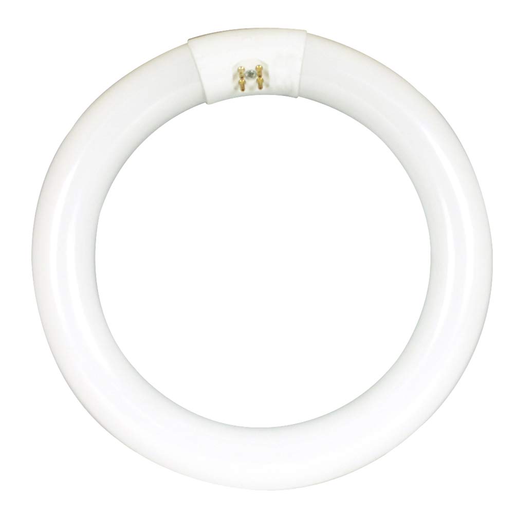 Photo 1 of Feit Electric 8-inch 15 Watt LED Circular Tube T9 Replacement, Cool White, 4100K, G10Q Base, Plug & Play, Requires Compatible Existing Ballast, FC8/840/LED 22W EQ Non-DM LED Tube