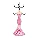 TRENTON New Mannequin Jewelry Stand Earring Necklace Holder Display Stand Evening Dress Lady Figure - Pink