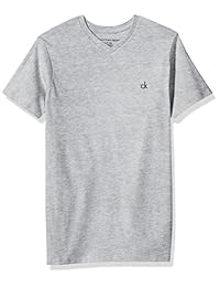 Calvin Klein playera con cuello en V para niños pequeños