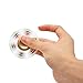 Metal Fidget Spinner WOQU, Rainbow Finger EDC Toys with 6 Winged Define Last 3mins for Anxiety Releasing(gold)