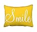 Taysta Decorative Throw Pillow Cases Covers Smile Sunshine Yellow Decorative 20x26 Inches (51x66cm) Decor Pillow Cove Case Pillowcase Two Sided