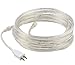 Tupkee LED Rope Light Warm-White - 24 Feet (7.3 m), for Indoor and Outdoor use - 10MM Diameter - 144 LED Long Life Bulbs Decorative Rope Tube Lights