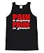 FTD Apparel Men's Pain is Temporary Pride is Forever Workout Gym Tank Top