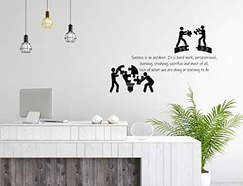 Office Wall Art Decal Teamwork Business Success Idea Work Inspiration Quote Office Decor Motivation Vinyl Sticker Mural tw39