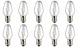 10-Pack - Bulbs for Scentsy Plug-In Nightlight Warmer wax diffuser, 15W 120V