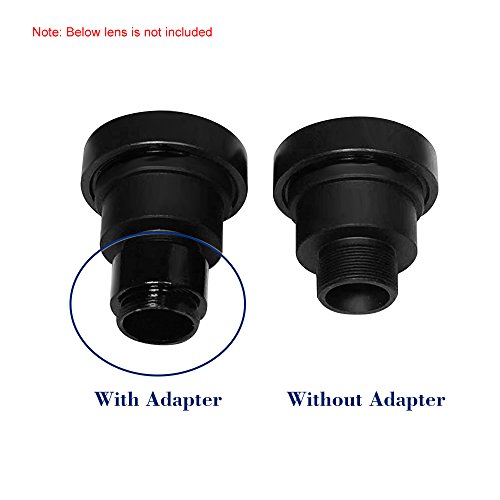OWSOO 2PCS/Lot M12 Mount Thread Extension Adapter Zinc Alloy Extender M12 Lens Mount Extension Ring for MTV Interface CCTV Lens and Video Security Camera