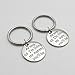 IDLAN Mother Daughter Keychain Set of Two Quote Keychain Mother Daughter Gift