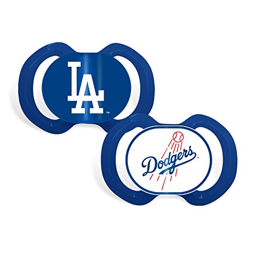 Baby Fanatic Pacifier Set, MLB Los Angeles Dodgers
