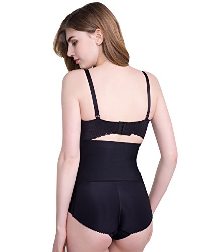 Womens Butt Lifter Shapewear With Tummy Control Padded Panties Hip Enhancer Black Large - Thumbnail 3