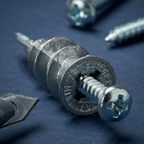 Small Mini 6 Zinc Self Drilling Drywall Anchors with Screws Kit