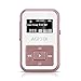 AGPTEK A12 8GB Clip Bluetooth Mp3 Player, Sports Clip Hi-Fi Sound Music Player with FM Radio, 1.1inch OLED, Sweatproof Silicone Case, Support up to 128GB, Rose Gold