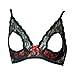 LoveFifi Women's Portrait Open Tip Bra Regular and Plus