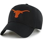 Officially Licensed Texas Black MVP Hat Classic University Logo Adjustable Embroidered Team Structured Cap