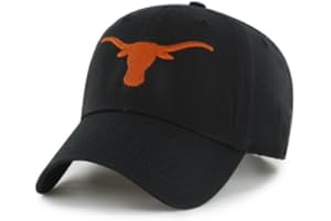 C5 SPORTS Officially Licensed Texas Black MVP Hat Classic University Logo Adjustable Embroidered Team Structured Cap