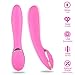Silicone Vibrator for Sex Games, Bestimulus 12 Speeds G-Spot Vibration USB Rechargeable Vibrating Clitoris Vagina Stimulator Massager Adult Sex Toys for Women(Pink)