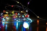HitLights 10 Meter LED String Light Kit - Includes Power Supply - Twinkling Multicolor RGB