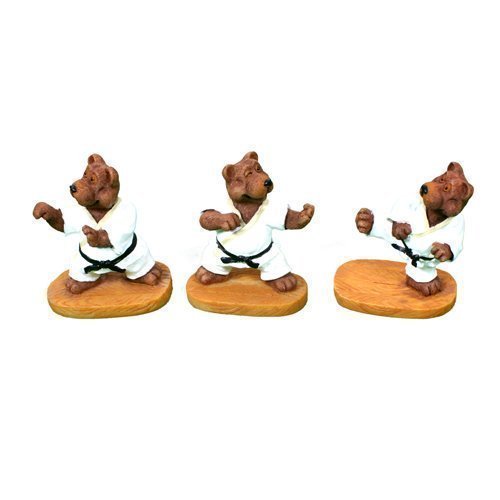 Playwell Martial Arts Mini Three Bear Karate Figure Set