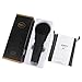 Facial Cleansing Brush Silicone, Face Brush for Men, Powerful Cleansing System, Blackhead Remover Waterproof Face Wash Massager with Holder (black)