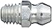 Alemite B2106 Metric Fitting, Metric Packaged Fittings for Display, Each Pack Contains 10 Fittings, Straight, 6 mm x 1 mm (Pitch) Taper, M6 Metric (Pack of 10)