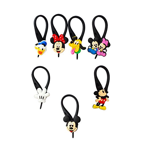 AVIRGO 7 pcs Soft Zipper Pull Charms for Backpack Bag Pendant Jacket Set # 71-3 - Thumbnail 4
