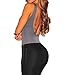Shawhuwa Womens Sexy Low Neckline Scoop Back Bodysuit Clubwear Tops (Small, Grey 2)