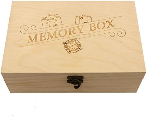 Memoria box-photo grabado foto Album- en caja de madera caja de recuerdos para fotos de