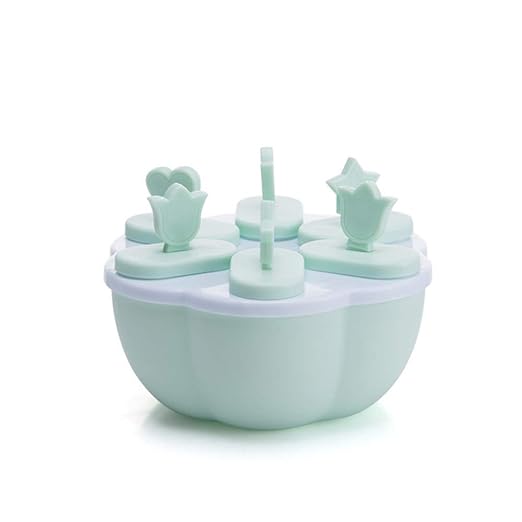 Teecuu - Molde para helado - 6 agujeros caseros para helado, fácil ...