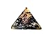 Jet International Jet Black Tourmaline Chakra Orgone Pyramid Free Booklet Crystal Therapy