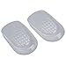 TOOGOO(R) 1 Pair Silicone Gel Heel Cup Insoles Shoes Massage Massager Cushion Inserts Pads