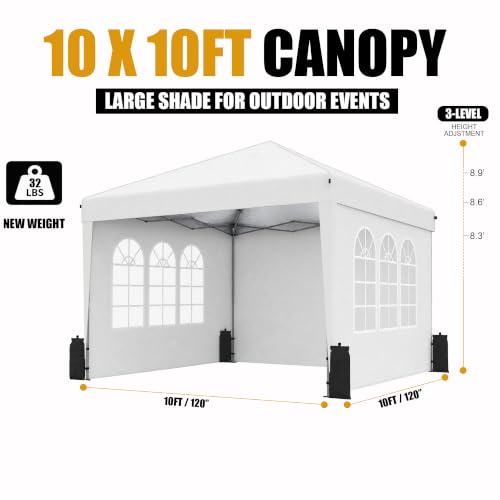 SANUMY 10x10 Pop Up Canopy Tent Review: Portable Party Shelter with Sidewalls image 29