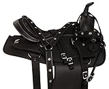 AceRugs Mule Bars Black Cordura Western Pleasure Trail Endurance Light Weight Mule Saddle TACK Set 14 15 16 17 18