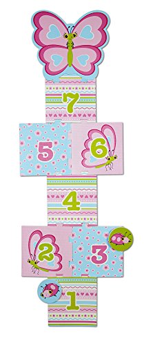 Melissa & Doug Sunny Patch Cutie Pie Butterfly Hopscotch Action Game - 8 Foam Pads