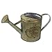 Watering Can - Rustic Iron Galvanized Water Jug with Handle, Antique Style for Home and Garden, 14.75 x 8.25 x 6.25 Inches
