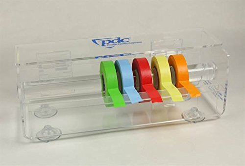 Camlab 1200338 Benchtop Label Tape Dispenser for Multiple Tapes, 2.5 cm (1inch) Core