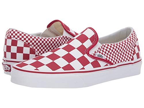 Vans Classic Slip-On Mix Checker Chili Pepper,Size 9.5 M US Women / 8 M US Men