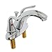 AquaPlumb 1554001 Two Handle Plastic Bathroom Faucet with Pop-up Drain Assembly and Chrome-Plated Finish