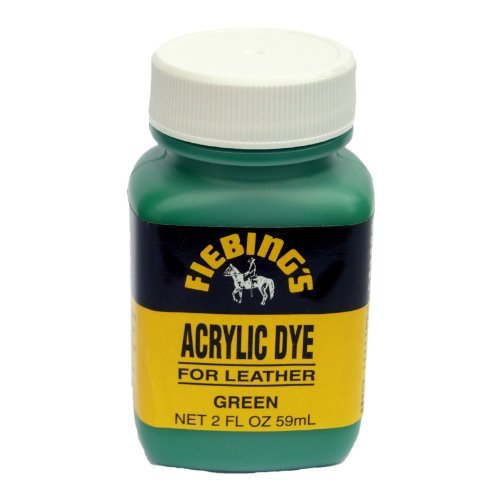 Fiebing's Acrylic Leather Dye - 2 Ounces, Green