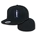DECKY Retro Fitted Cap, Black, 7 1/8