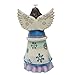 Enesco Jim Shore Heartwood Creek Angel Holding Snowflakes Figurine, 9.25
