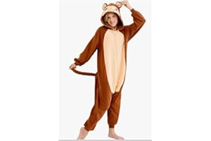 Kids Animal Onesie Pajamas Halloween Cosplay Costume Sleepwear